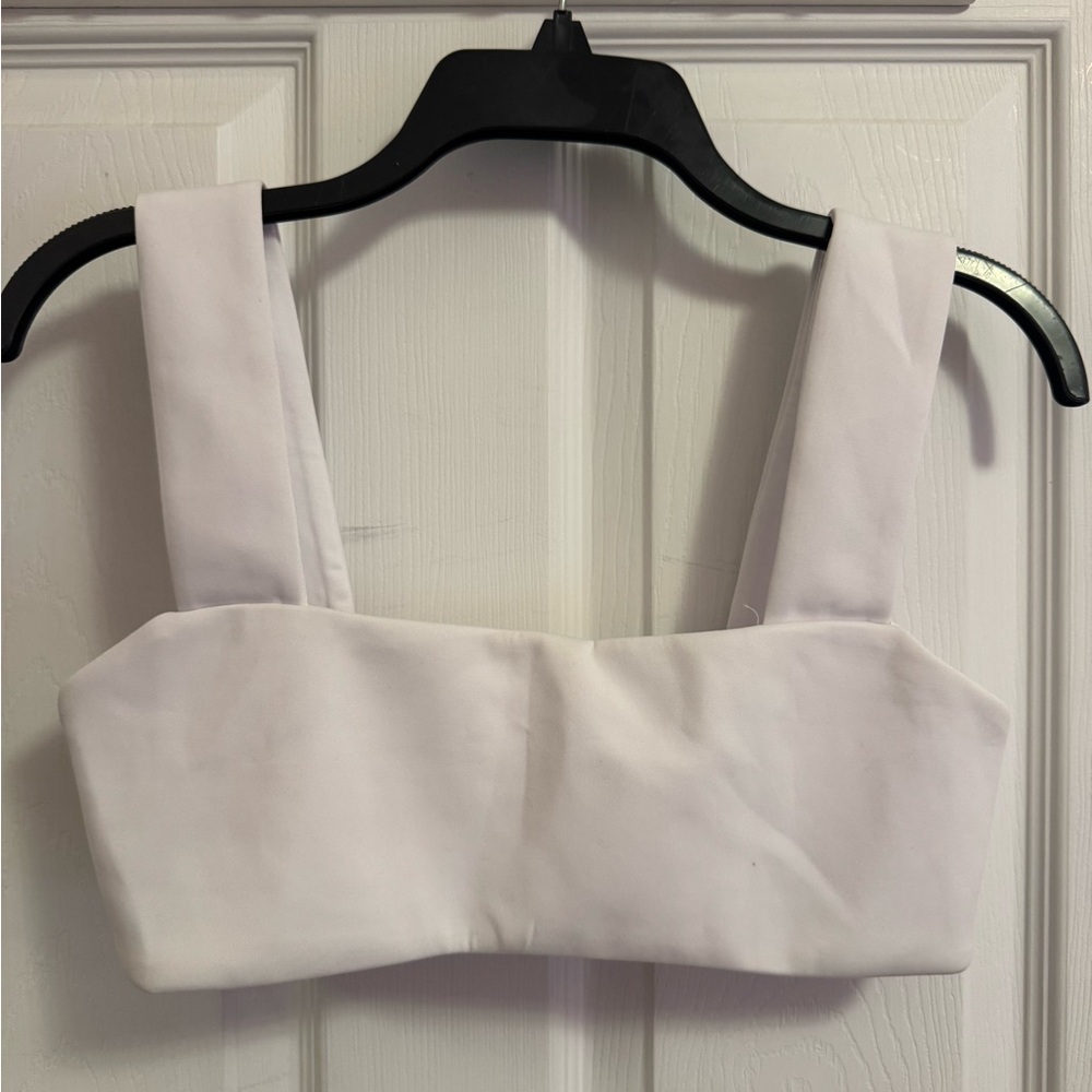 Superdown White bathing Suit Top